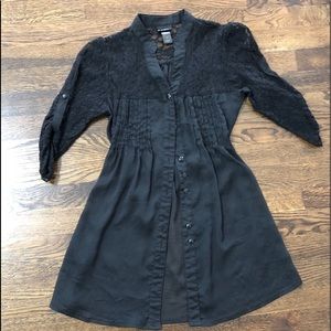 Black Dressy Button Down